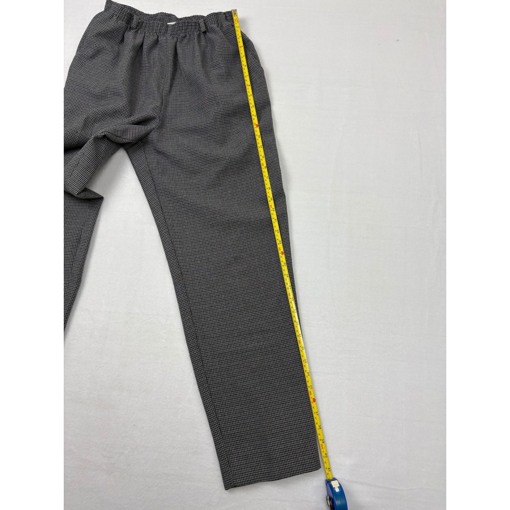 Alfred Dunner Women 14 Houndstooth Elastic Waist Dress Pants Made in USA Vintage - Picture 7 of 11